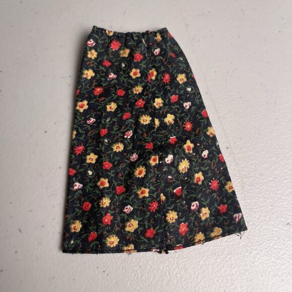 Vintage Sunshine Family Stephie Dress Black Floral 2 Piece Outfit Mattel 9" EUC - Picture 9 of 9